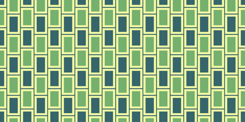 Obraz premium Abstract Green and Blue Rectangle Pattern Background.