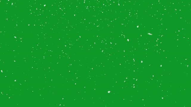Snow falling on green screen editing video overlay winter effect perfect for adding a realistic winter atmosphere to your projects.