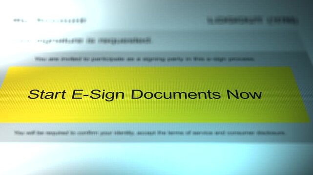 A Generic Starting of an e-Sign Document Form on Email