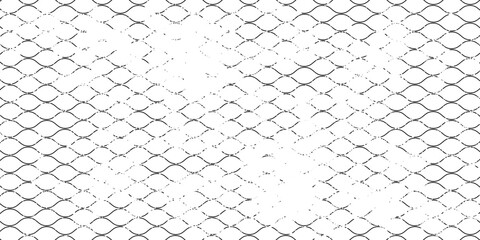Mesh texture for fishing nets. Grunge pattern for sportswear or soccer goal, volleyball net, basketball hoop, hockey, athletics. Grunge background modern arts © uboy