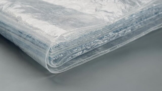 Medium shot of highstrength coextruded unlaminated film capturing the robust multilayer structure designed for superior durability and tear resistance.