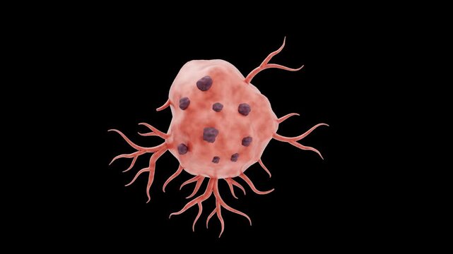 3D Cancer Cell | Alpha Channel