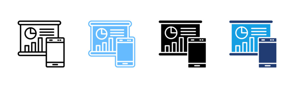 Balanced Scorecard icon set multiple style collection