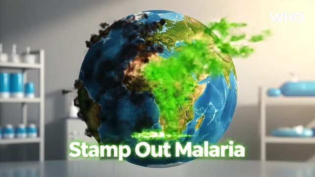 Stamp Out Malaria Campaign Global Health Initiative.