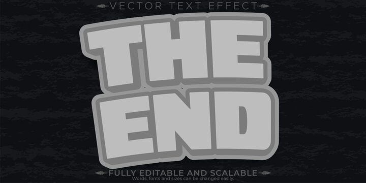 Horror text effect, editable monster and scary text style