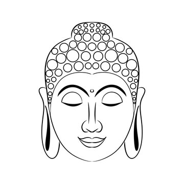 face drawing -  Vesak- Buddha Day