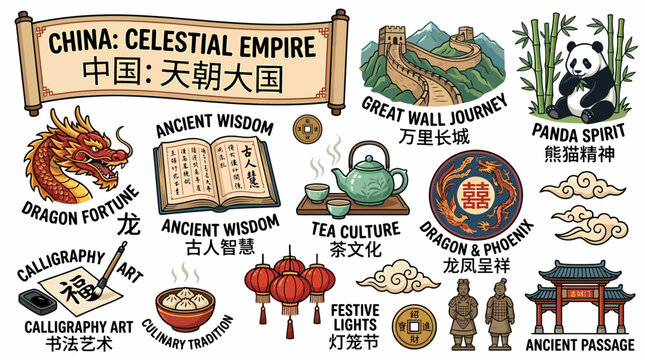 China Celestial Empire Cultural Icons Collection
