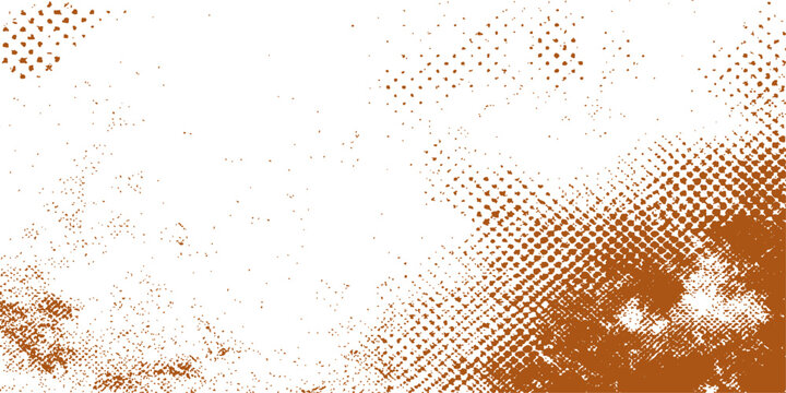 Green ink drops create a grunge splash element with halftone circles and paint splatters on a textured paper backdrop for an artistic vector wallpaper design