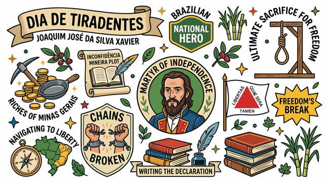 Tiradentes Brazilian National Hero Independence Martyr