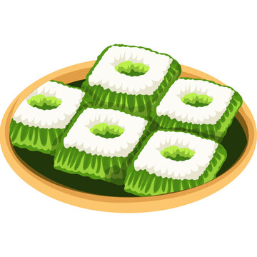 Illustration Of Kue Putu Ayu