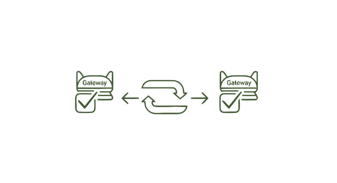 Conceptual Illustration of Data Synchronization and Information Exchange.