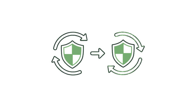 Conceptual Illustration of Protection and Security Symbolizing Data Integrity.
