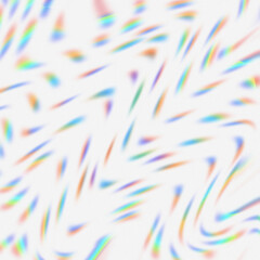 Elliptical dots reflecting light in rainbow colours; design overlay; PNG