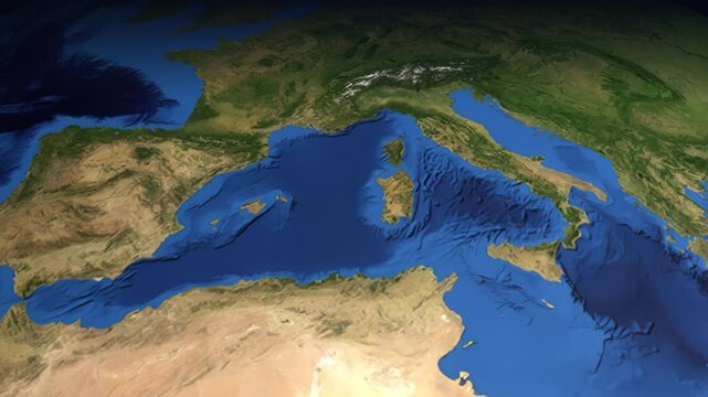 Animated Flight Path Map from Madrid Spain to Tokyo Japan