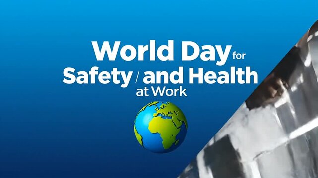 Worker pressing a green button on a machine in a factory, symbolizing safety and health at work.