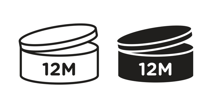 12M icon design line and solid vector pack on white background