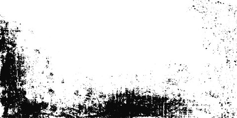 Naklejka premium Monochrome Grunge Texture with Scratch Overlay Effect. Black and White Abstract Background with Noise, Grain and Aged Distressed Pattern Style.