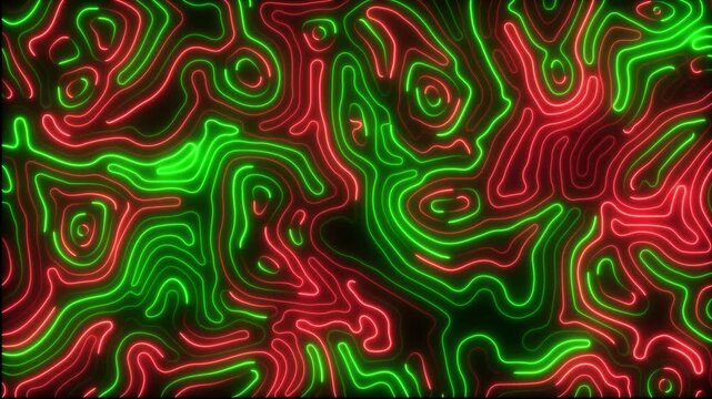 Digital Wavelines Seamless Loop Graphic Motion Background