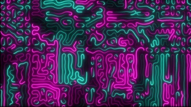 Digital Wavelines Seamless Loop Graphic Motion Background
