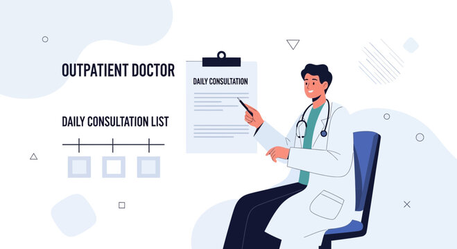 Outpatient Doctor with Daily Consultation List