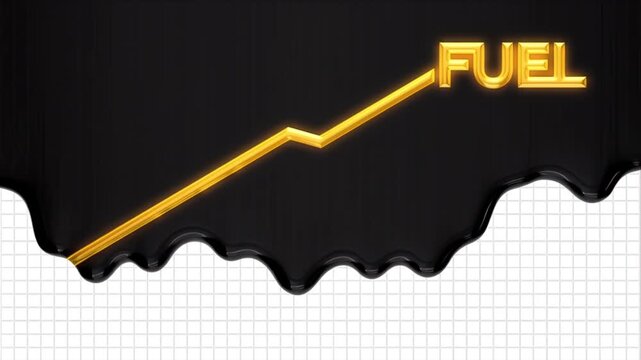 Commodity investment return shown by gold line graph in black fluid.
