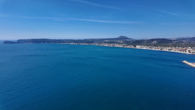 Javea, puerto de javea vistas desde el Montg&oacute;, Bahia de Javea (Alicante) 