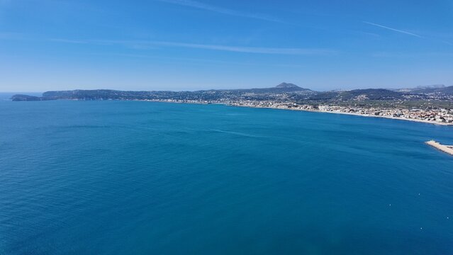 Javea, puerto de javea vistas desde el Montg&oacute;, Bahia de Javea (Alicante) 