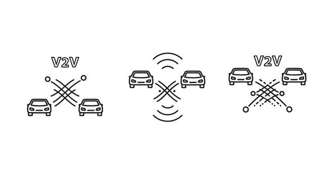 Vehicle to Vehicle Communication Technology.