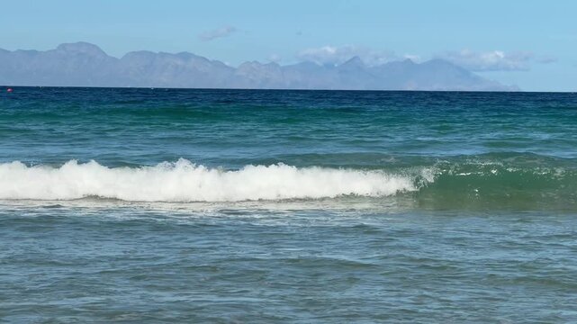 False Bay on a quiet summer day. Cape Town, South Africa