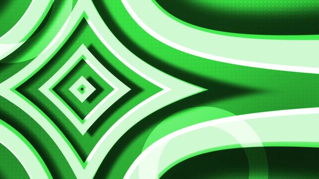 Layered geometric diamond abstract background animation, Abstract layered geometric shapes with concentric diamond and curved bands