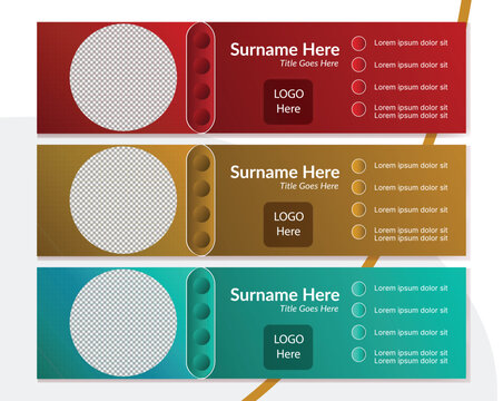 &ldquo;Modern Clean Corporate Email Signature Template Set for Professional Branding&rdquo;