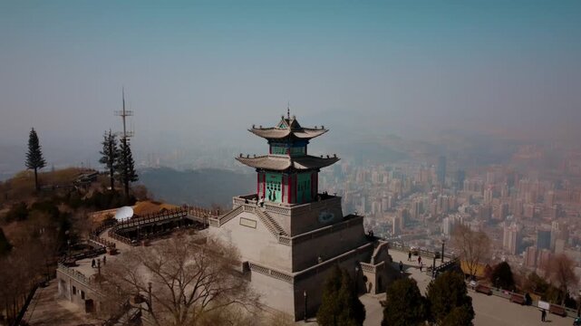 Orbit - Lanzhou City Skyline Overview