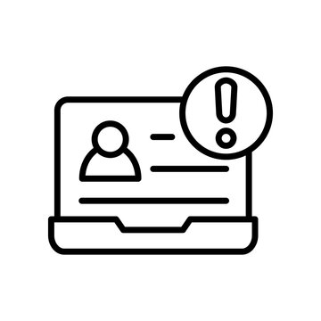 Unauthorized Access line icon