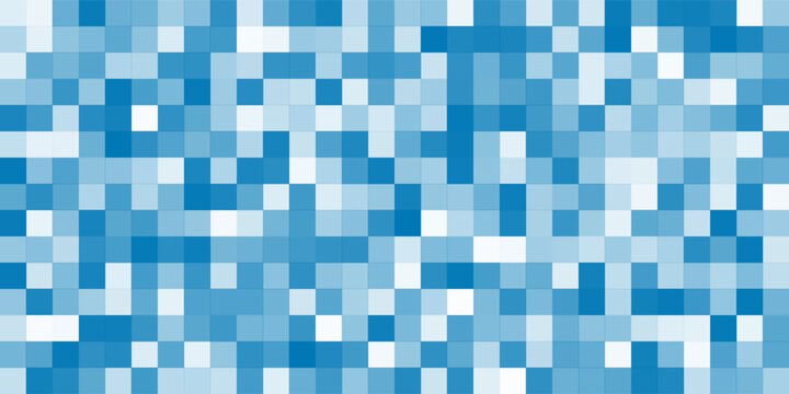 Pixel art swimming pool blue 8-bit mosaic tiles and water texture. Retro arcade aquatic arcade background. Minimalistic summer seamless pattern. vector illustration