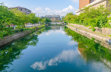 Fototapeta premium 京都 岡崎の琵琶湖楚洲