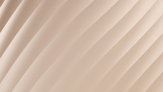 Displays a pattern of diagonally oriented tan colored soft curving surfaces. Suitable for backgrounds, abstract concepts, design elements, textures, and architectural visualization projects. Great for