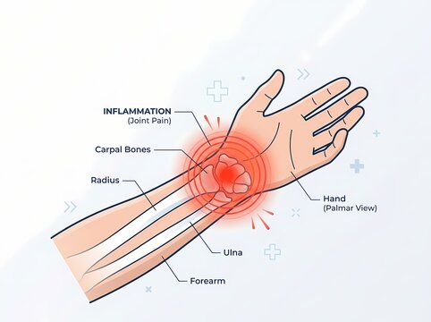 Carpal Tunnel Syndrome Understanding Forearm, Wrist, and Hand Pain and Inflammation