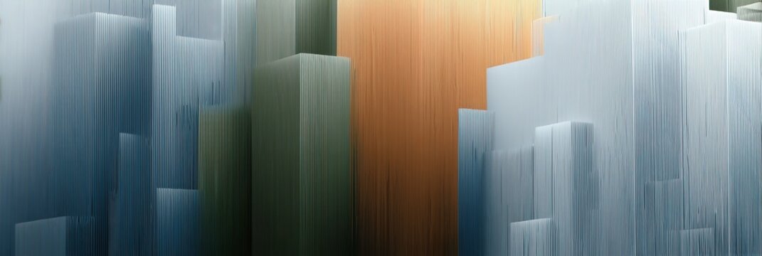 Morandi Green Brown Pixel Squares High Res