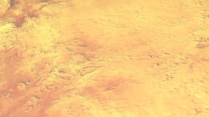 Saturn's moon Titan. 3d illustration © Wublie