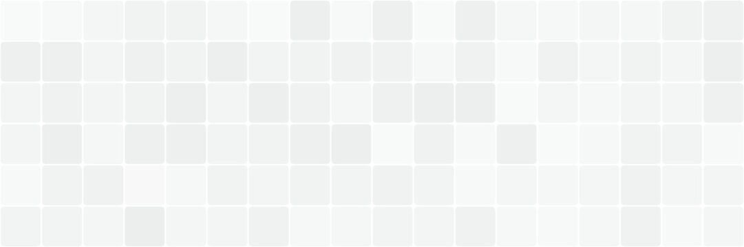 White ceramic tiles texture abstract background vector