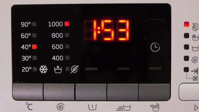 Digital Display on Kitchen Appliance