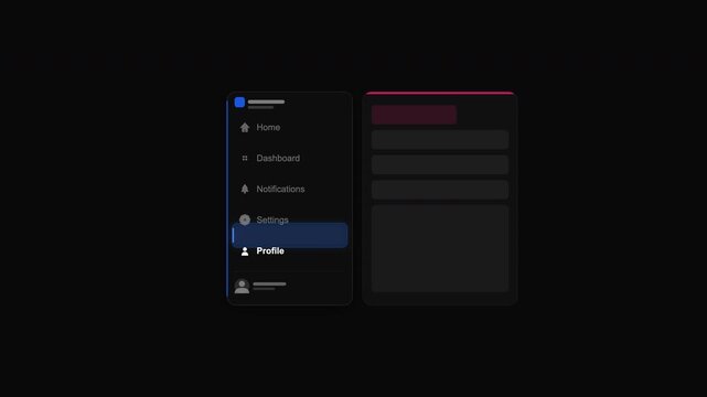 Computer interface showing profile settings and menu options, suitable for technology websites, software guides, digital marketing materials, and educational presentations.
