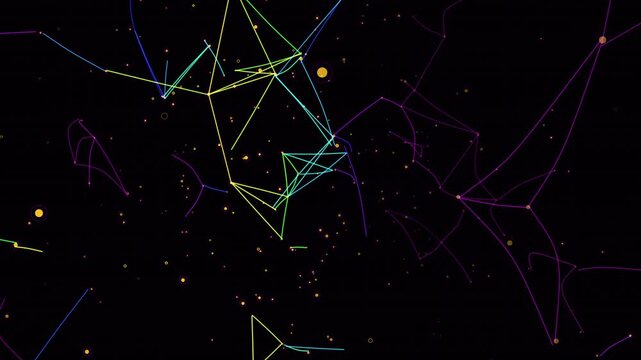 dense 3D artificial neural network dissolves weak connections and strengthens optimized paths in a glowing gold and magenta bio-digital fluid. Designed for AI and cloud infrastructure content.