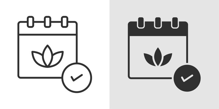 Wellness Program Icon representing structured health initiatives focused on physical fitness, mental well-being, nutrition, and lifestyle improvement through organized plans and activities.