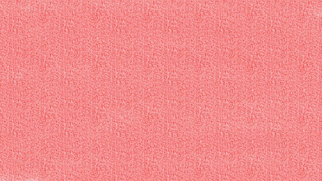 Seamless vibrant coral textured fabric background for textile design applications