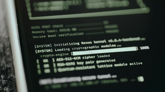 System boot, loading cryptographic modules