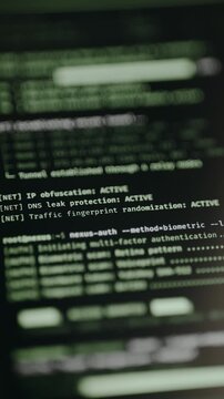 Terminal output from a networking tool indicating a secure connection has been established