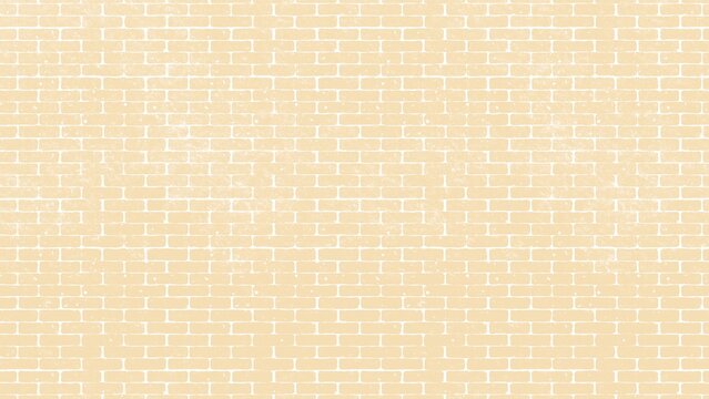 Seamless light beige brick wall texture background providing a warm and inviting surface.