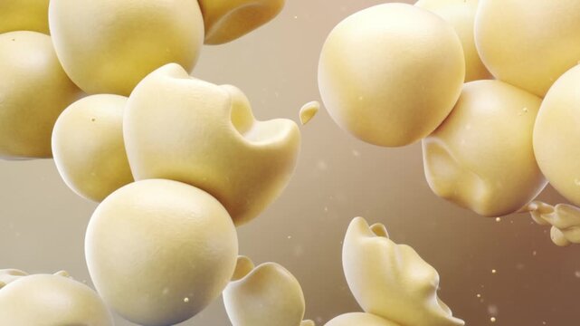 Fat cells reduction. Man burn belly fat, lose weight, fitness and body shaping by fat cell burning, well-defined muscle lines, obese people become slimmer and healthy, body management solution, 3d.