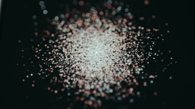 3D quantum atom animation with electron probability clouds